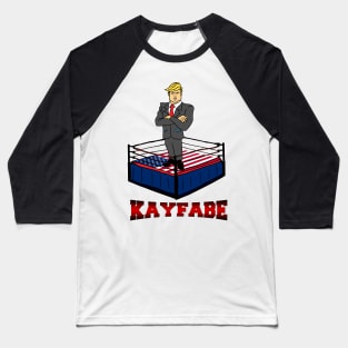 President-Elect Kayfabe Wrestling Ring by Basement Mastermind Baseball T-Shirt